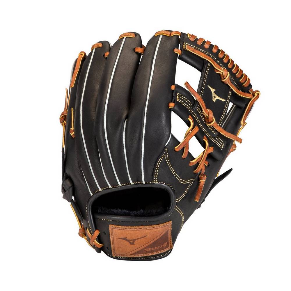 Guantes Mizuno Beisbol Select 9 Infield 11.25" Para Mujer Negros/Marrom 0196872-GX